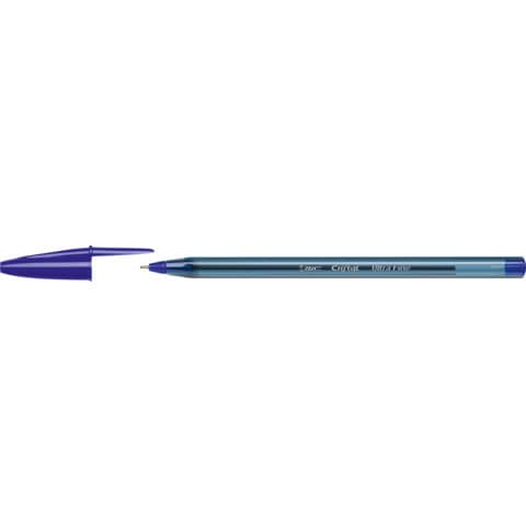 Penna a sfera con cappuccio BIC Cristal® Exact 0,7 mm blu 992605
